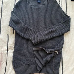Gap Size Zip Heavyweight Sweater